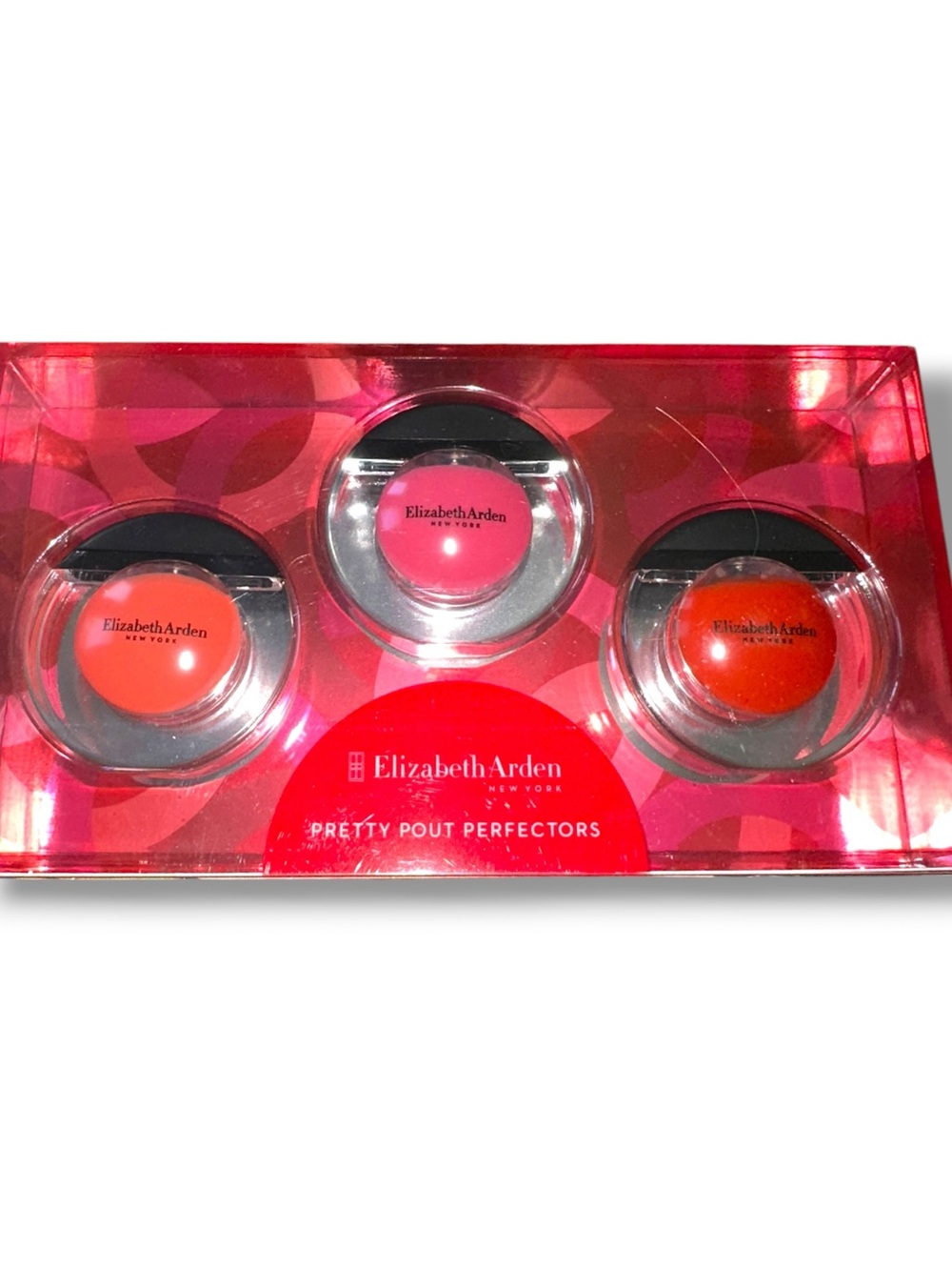 Elizabeth Arden Pretty Pout Perfectors Sheer Kiss Lip Oils Trio Set NIB SEALED